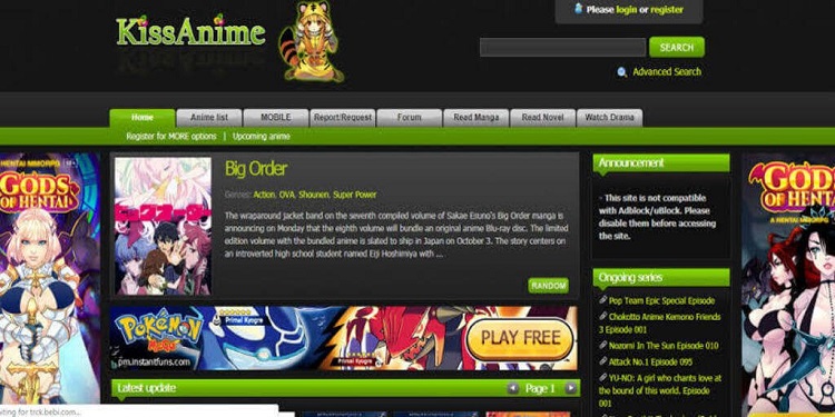 Anime Websites Like Kissanime