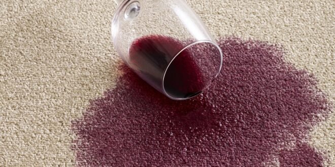 red wine stains