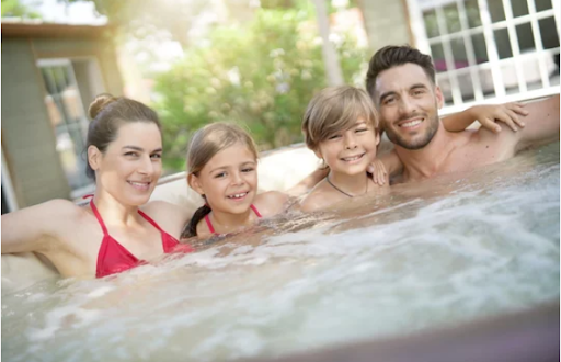 family hot tub break