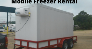 mobile freezer rental
