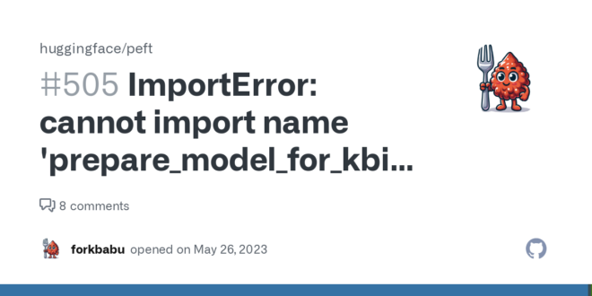 ImportError: Cannot import name prepare_model_for_kbit_training from peft