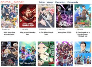 Anime Planet Choices to Watch Anime Series For Free