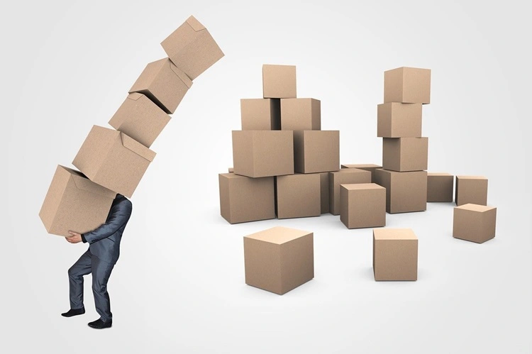 cardboard box weigh